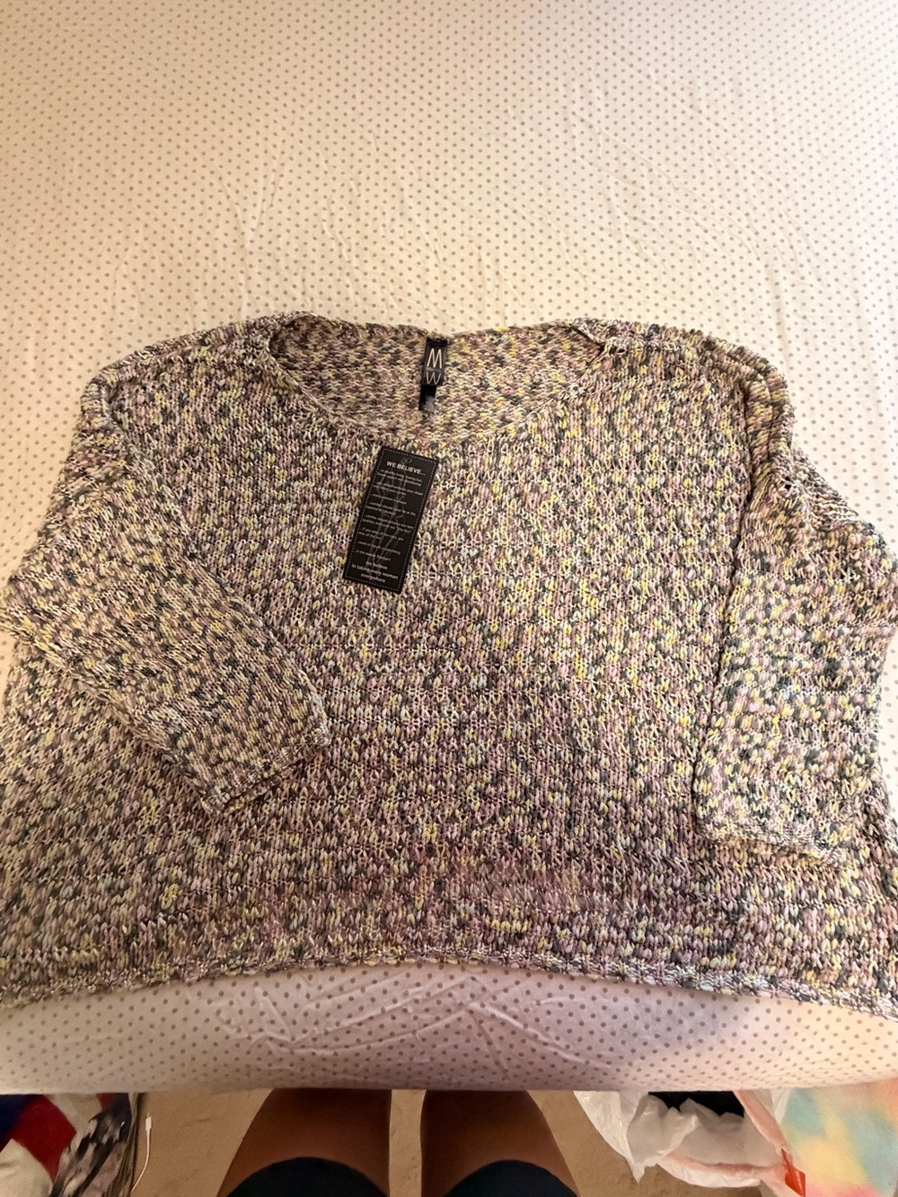 MarlaWynne Lavender Mix Sweater